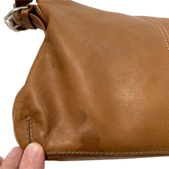 Tignanello Brown Leather Bag Purse - Picture 11 of 12